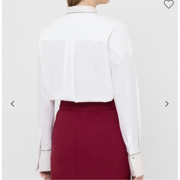 Brunello Cucinelli White Dress Shirt - Picture 7 of 10